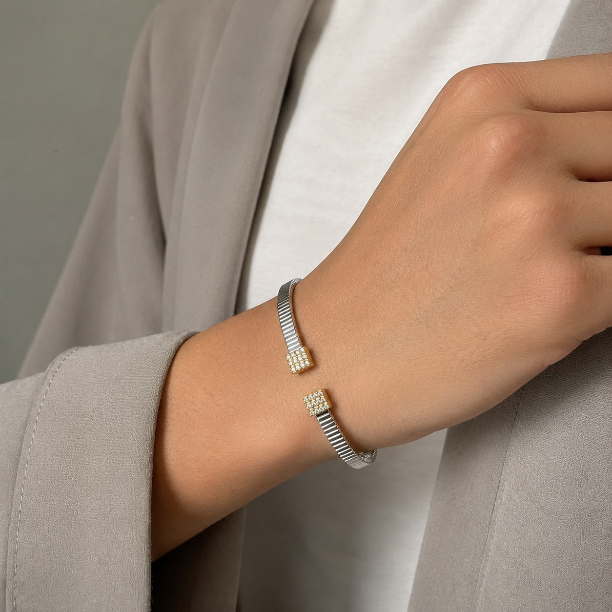 Dual Tone Radiance Bracelet