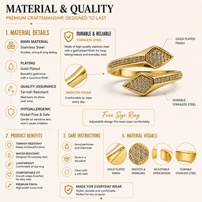 Twin Pavé Pinky Ring