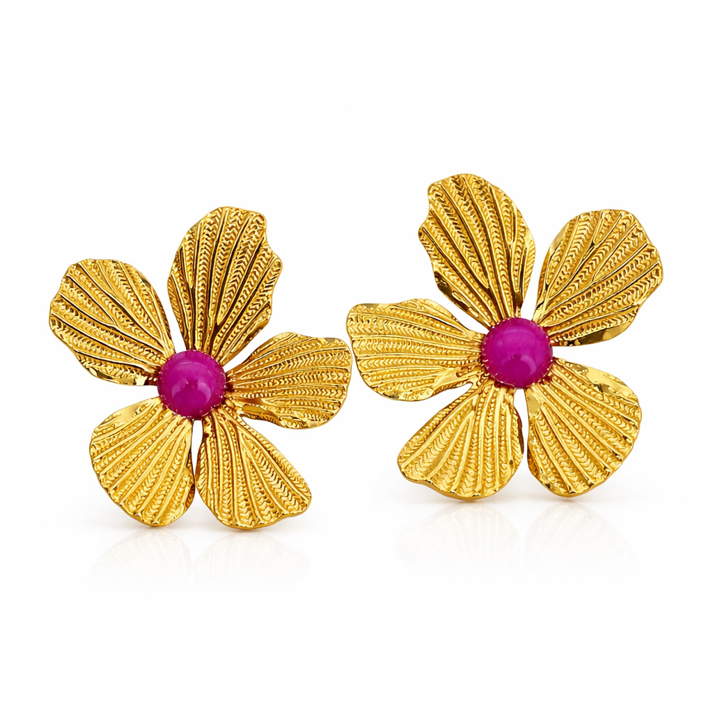 Golden Bloom Earrings