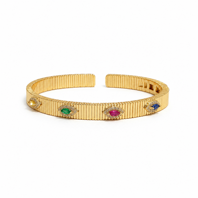 Colorful Evil Eye Bangle
