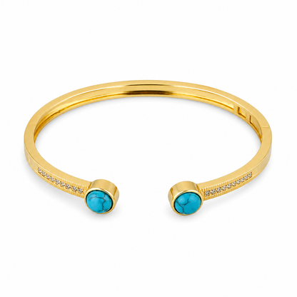 Turquoise Open Bangle