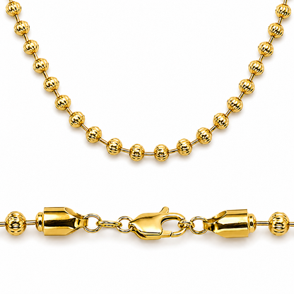 Gold Beaded Necklace
