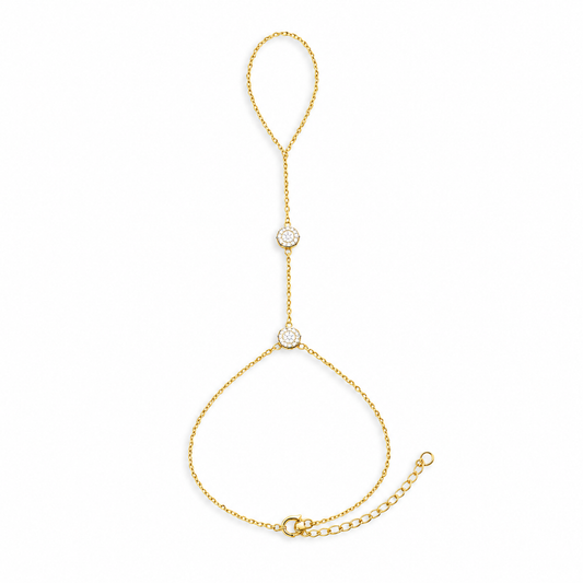 Crystal Dot Hand Chain