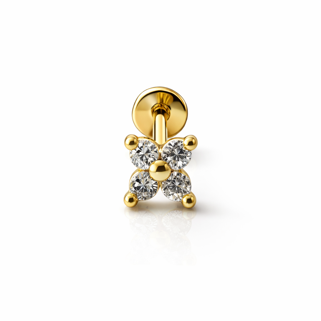 Aurora Clover Piercing