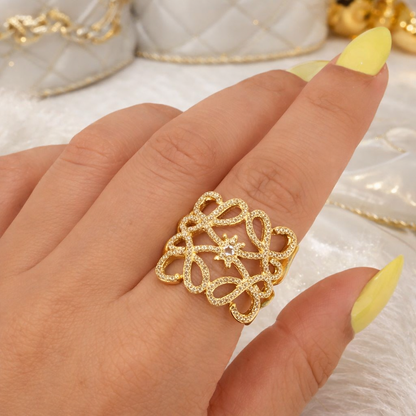 Ornate Bloom Ring