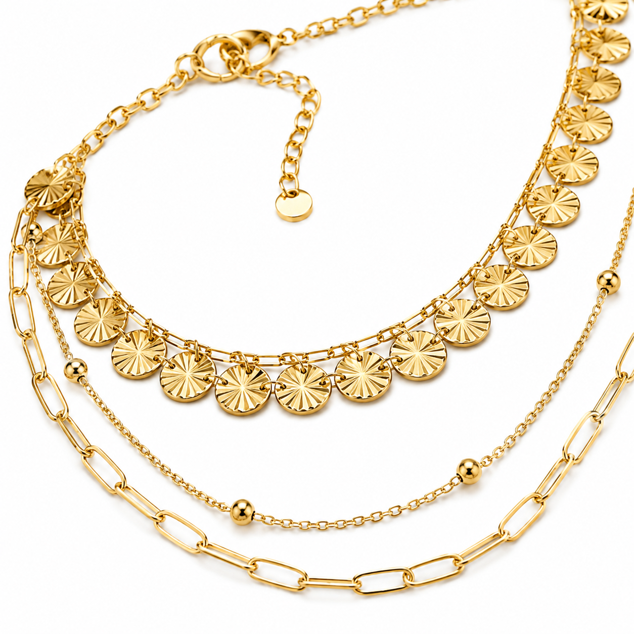 Layered Gold Necklace