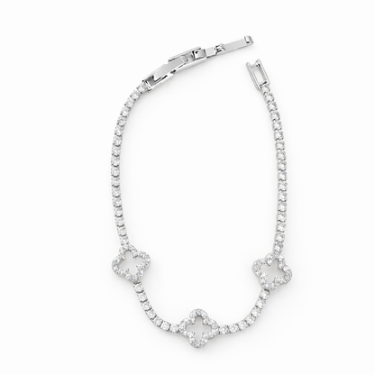 Luna Clover Tennis Bracelet