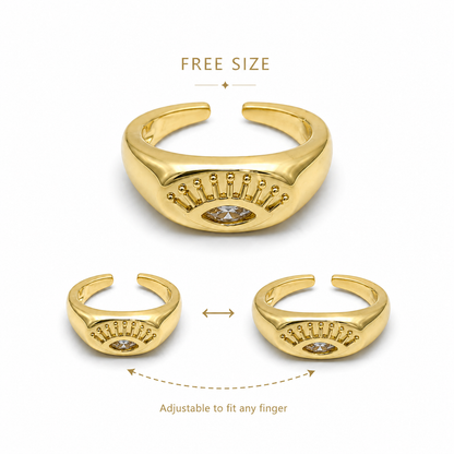 Mystic Eye Pinky Ring