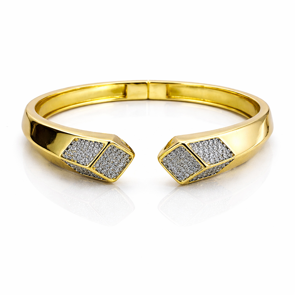 Radiant Edge Cuff Bracelet