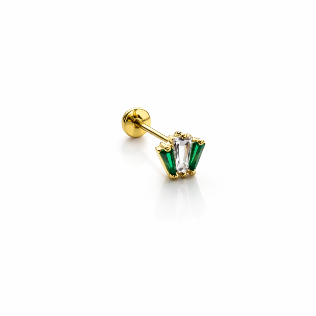 Emerald Crown Piercing