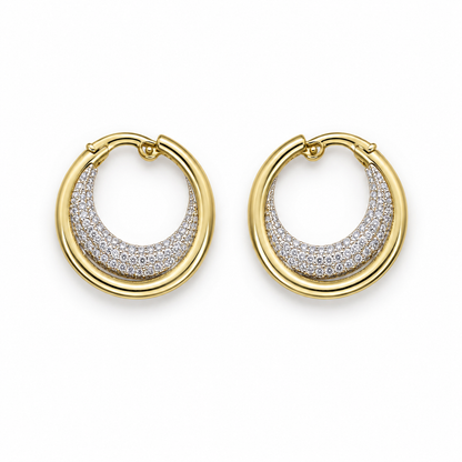 Pavé Curve Hoop