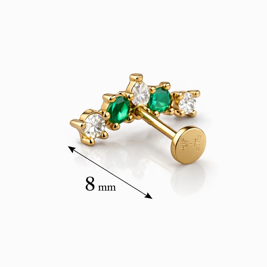 Emerald Crest Piercing