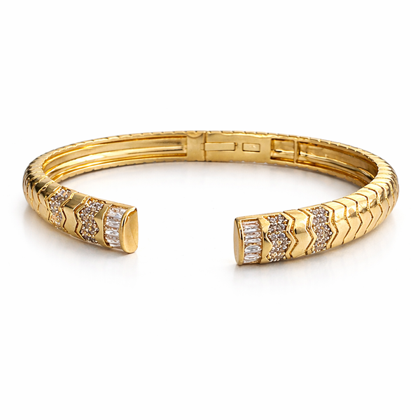Zigzag Radiance Bangle