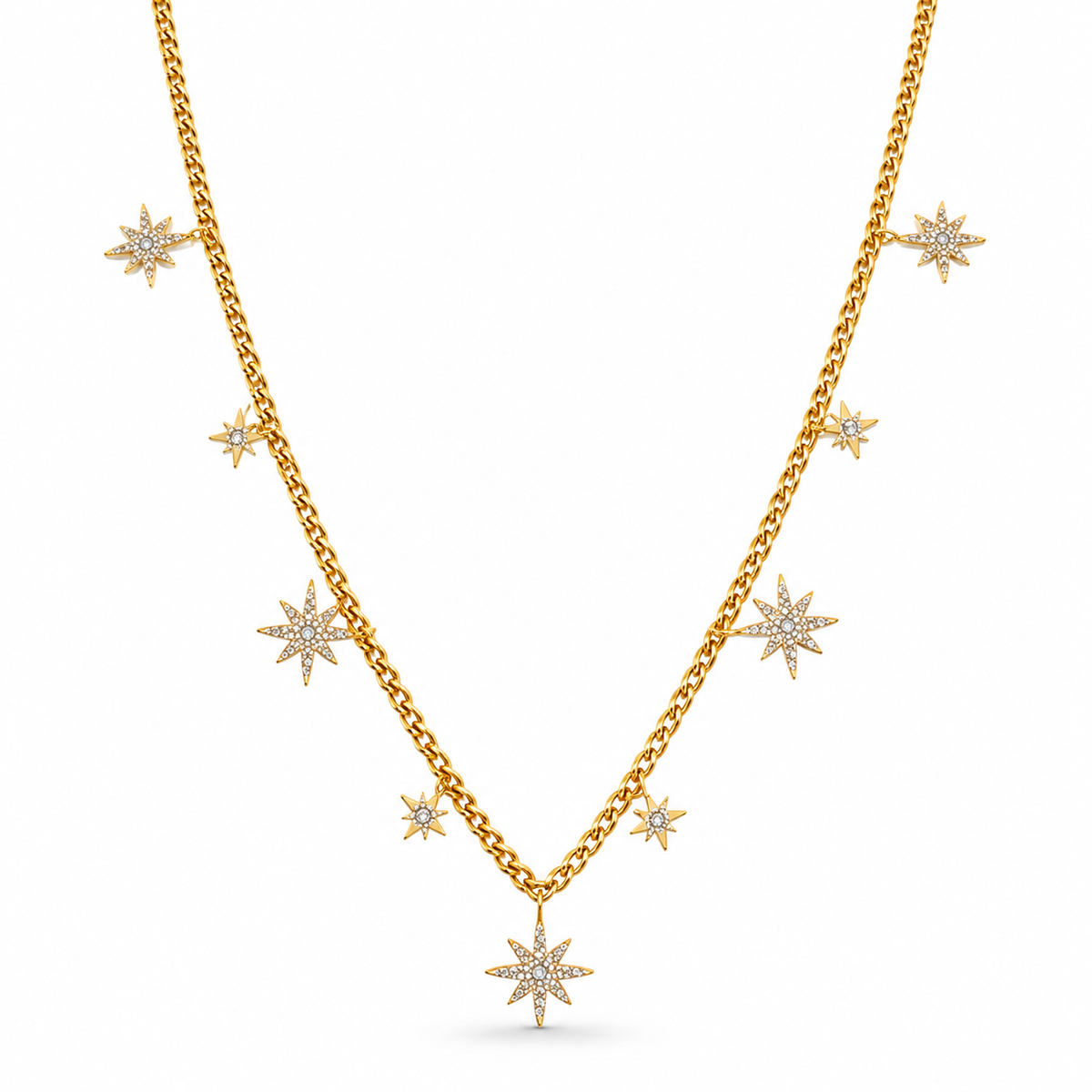 Celestial Star Charm Necklace