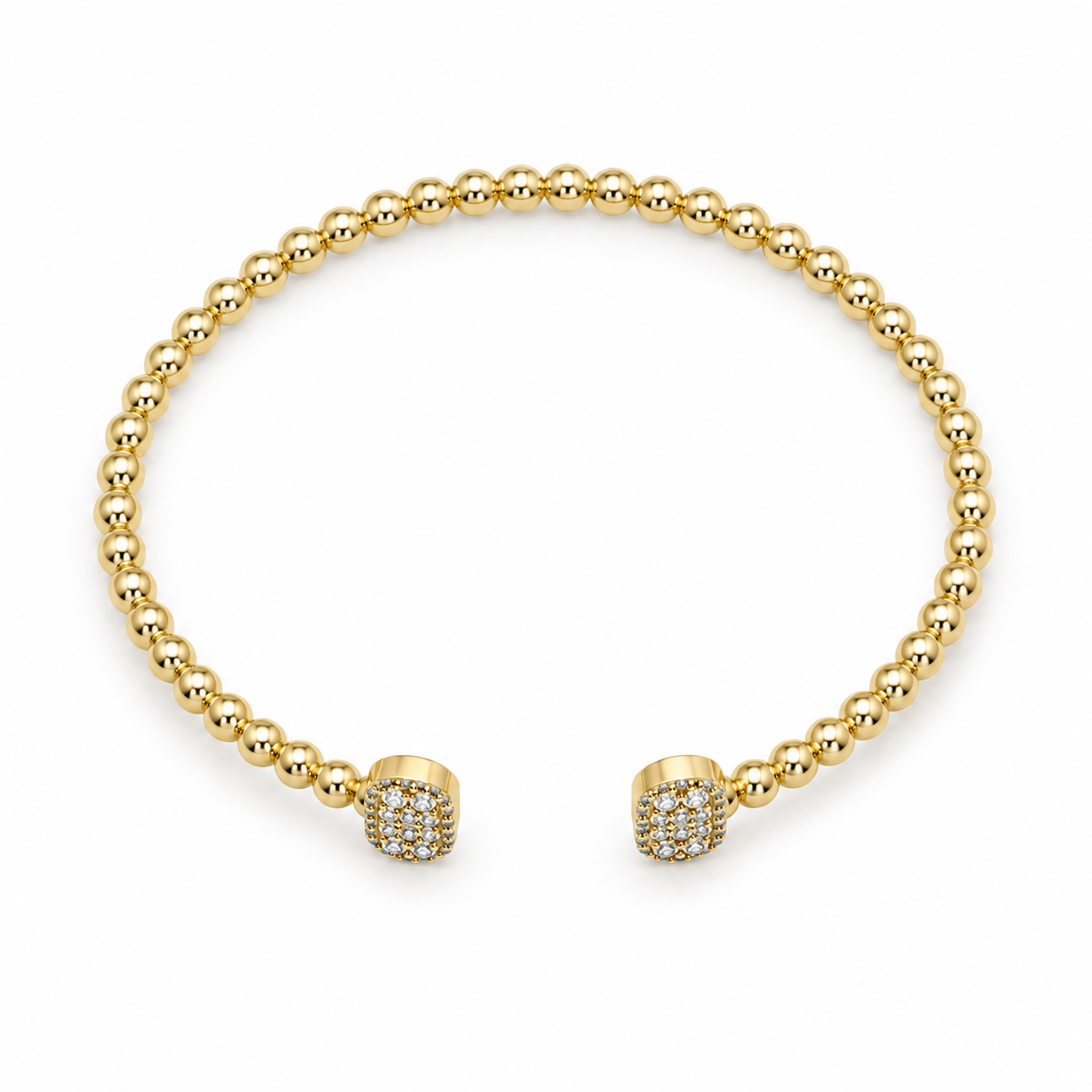 Luna Pavé Beaded Bracelet