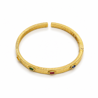 Colorful Evil Eye Bangle