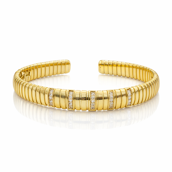 Ribbed Glow Bangle