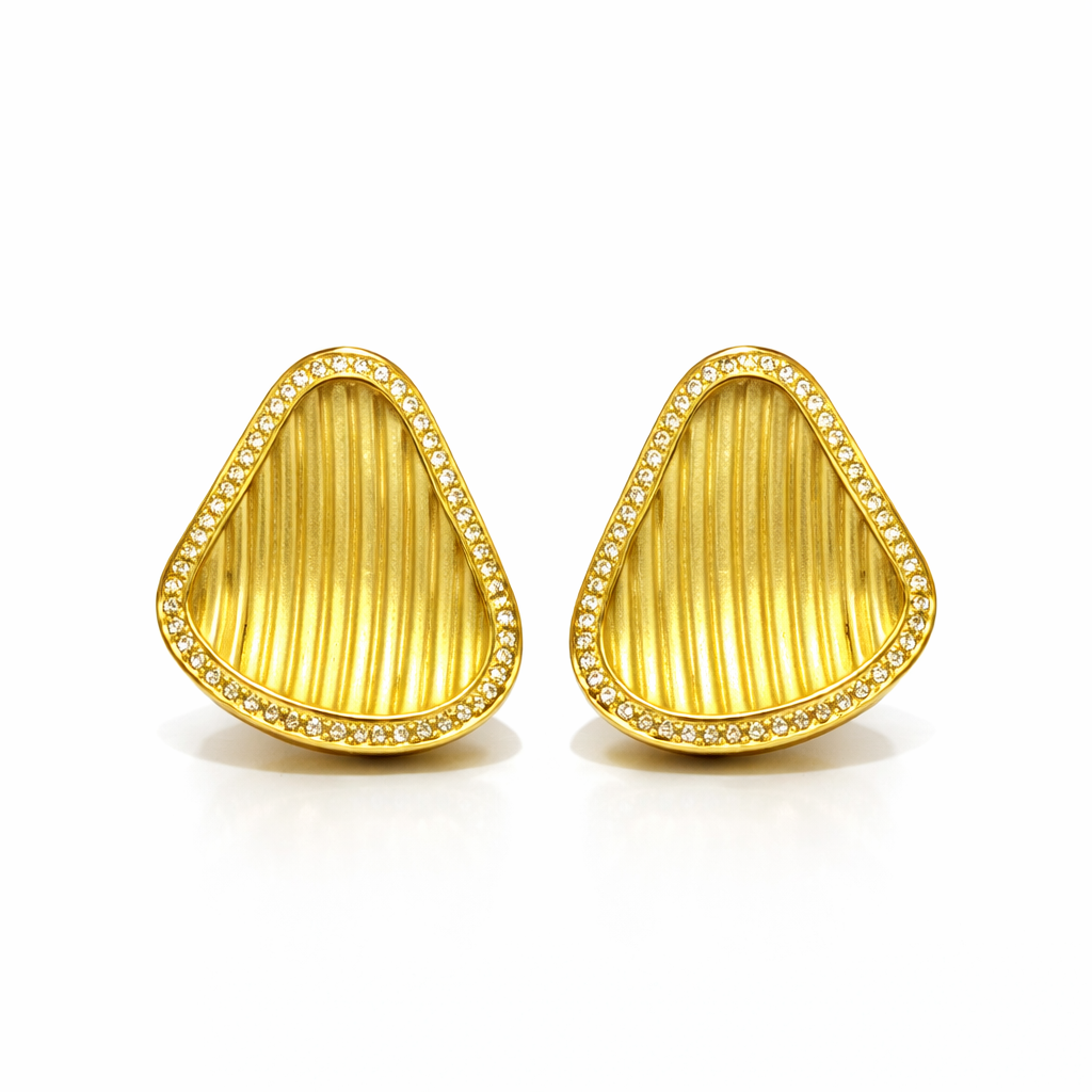 Aurora Ripple Stud Earrings.