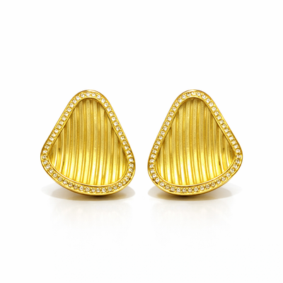 Aurora Ripple Stud Earrings.