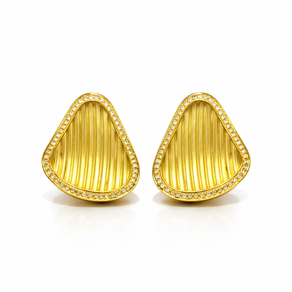 Aurora Ripple Stud Earrings.
