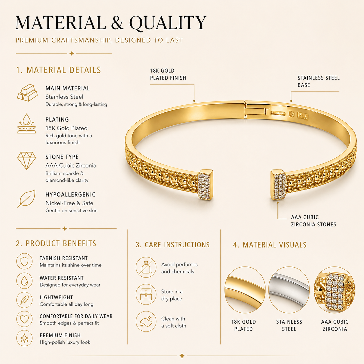 Aurora Pavé Open Cuff