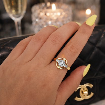 The Celeste Frame Ring