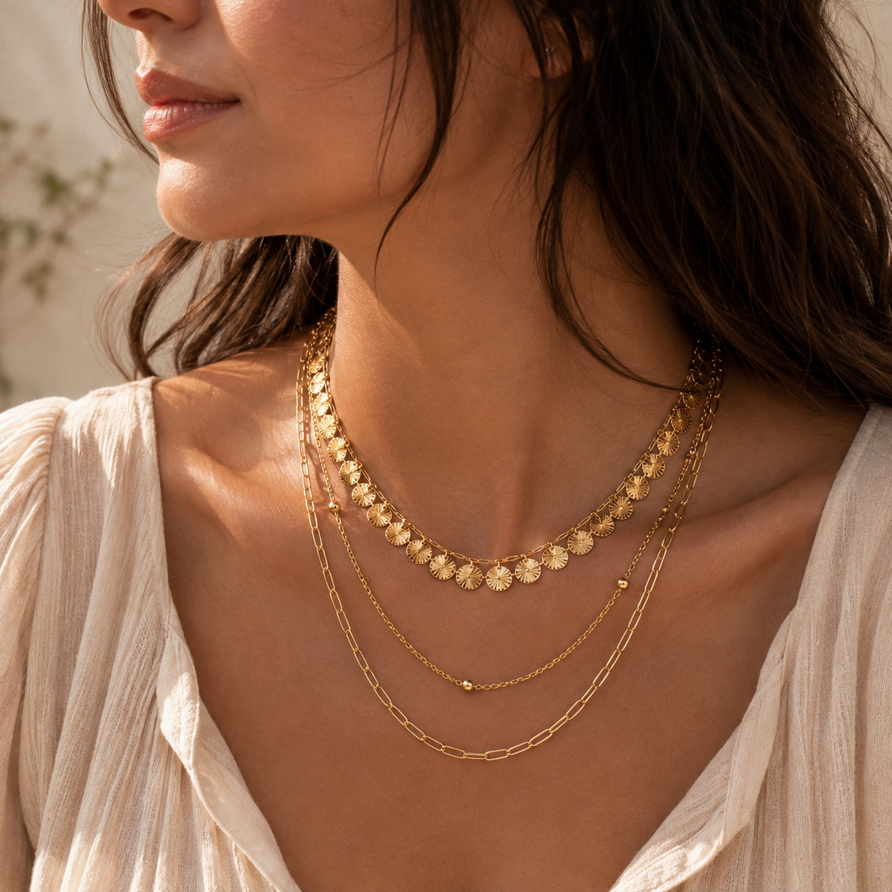 Layered Gold Necklace