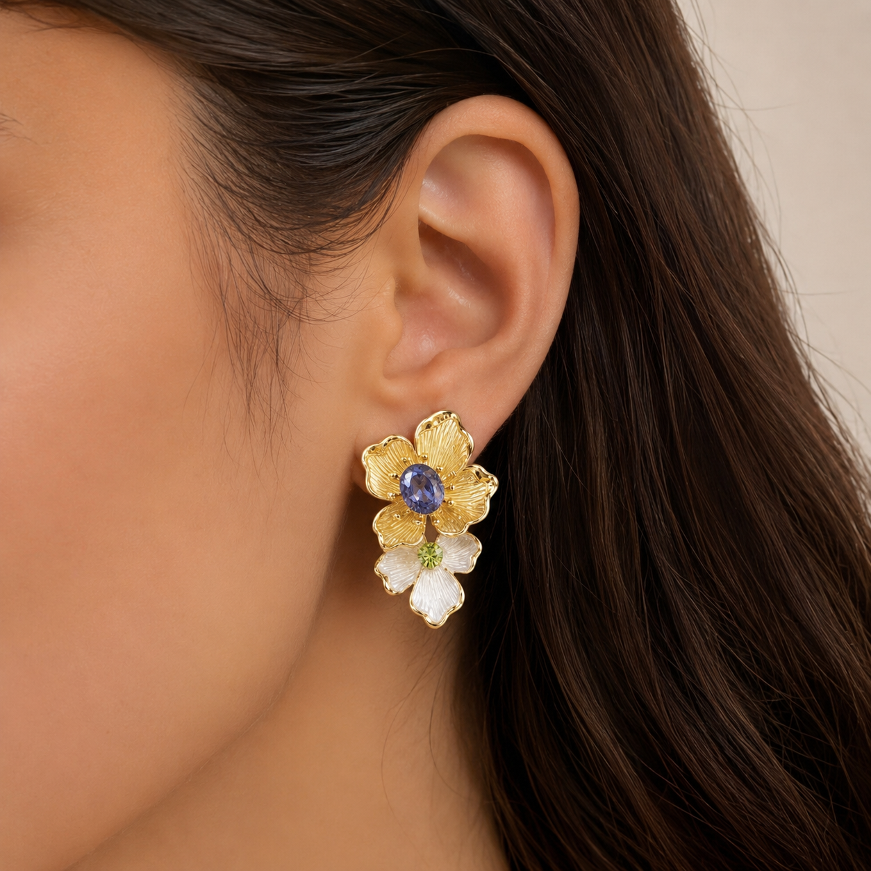 Azure Blossom Earrings