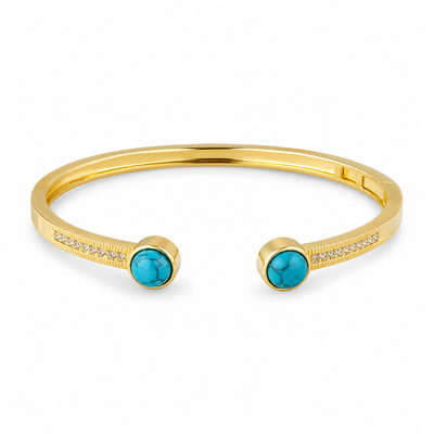 Turquoise Open Bangle