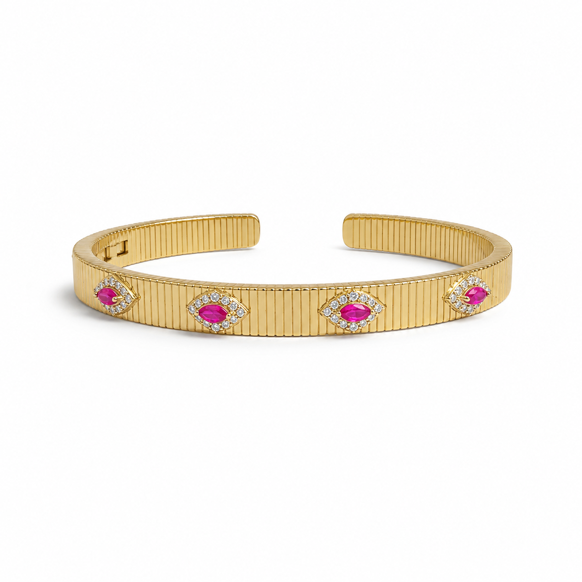 Pink Evil Eye Bangle