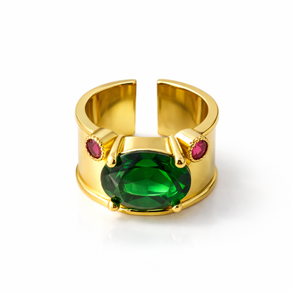 Emerald Royale Statement Ring