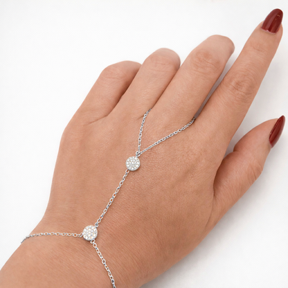 Crystal Dot Hand Chain