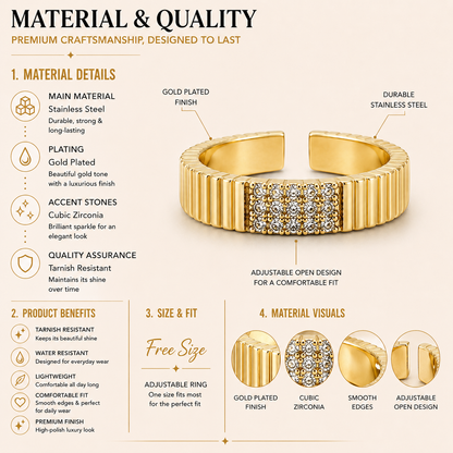 Pavé Pinky Ring