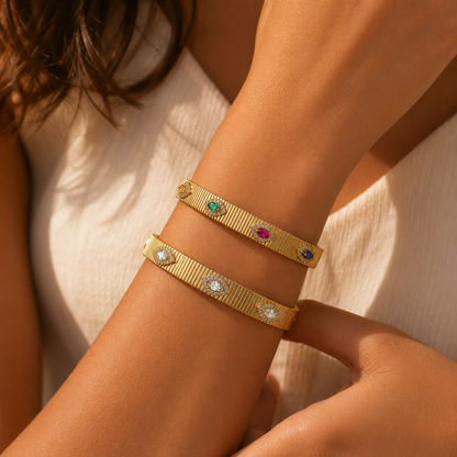 Evil Eye Cuff Bangle