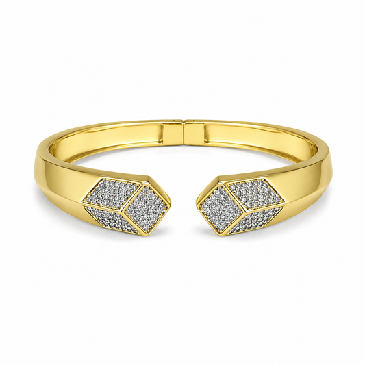 Radiant Edge Cuff Bracelet