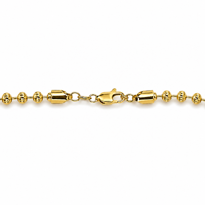 Gold Beaded Necklace