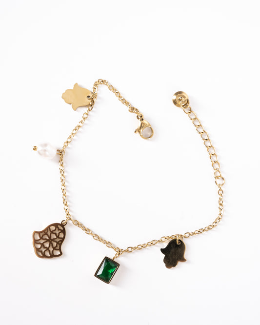 Emerald bracelet