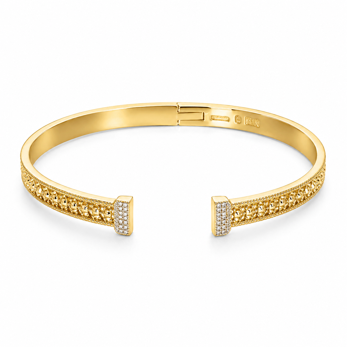 Aurora Pavé Open Cuff