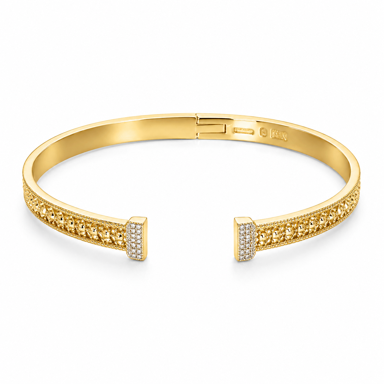 Aurora Pavé Open Cuff