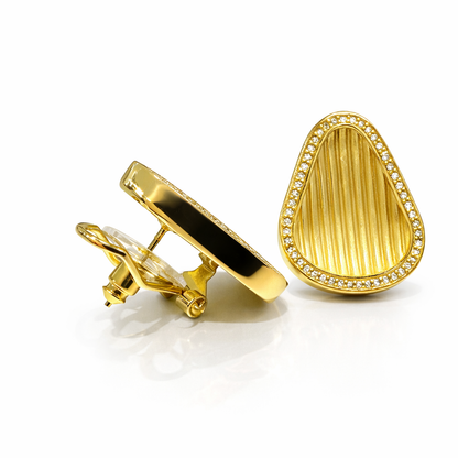 Aurora Ripple Stud Earrings.