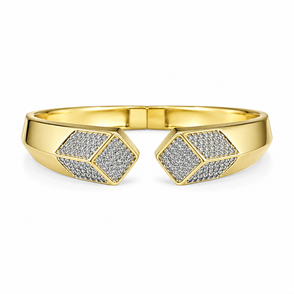 Radiant Edge Cuff Bracelet
