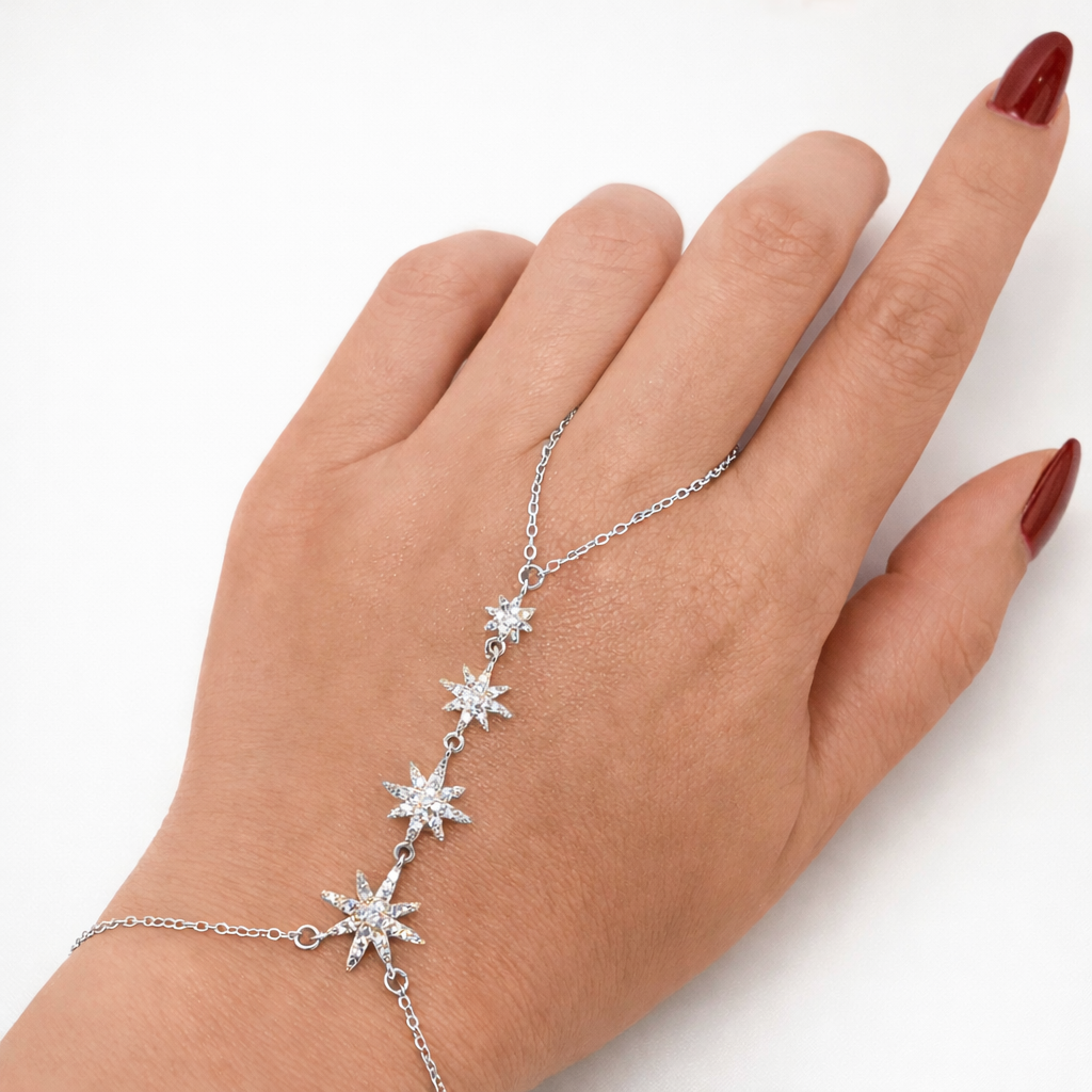 Stellar Cascade Hand Chain