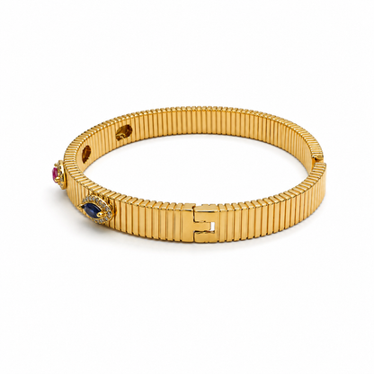 Colorful Evil Eye Bangle
