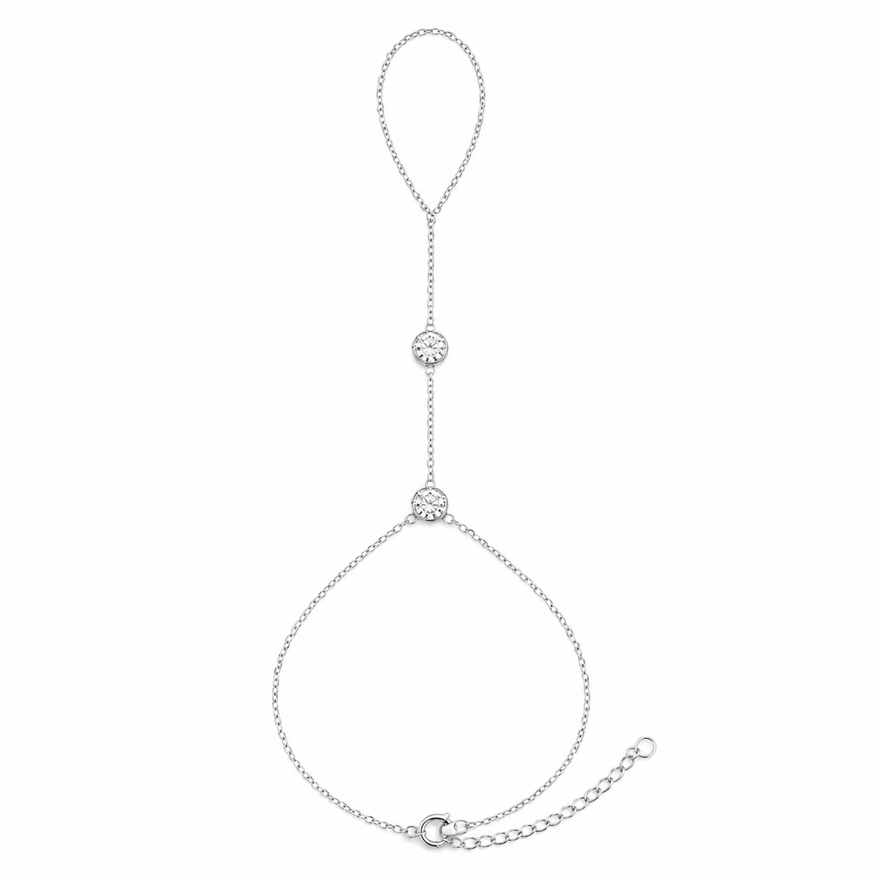 Crystal Dot Hand Chain