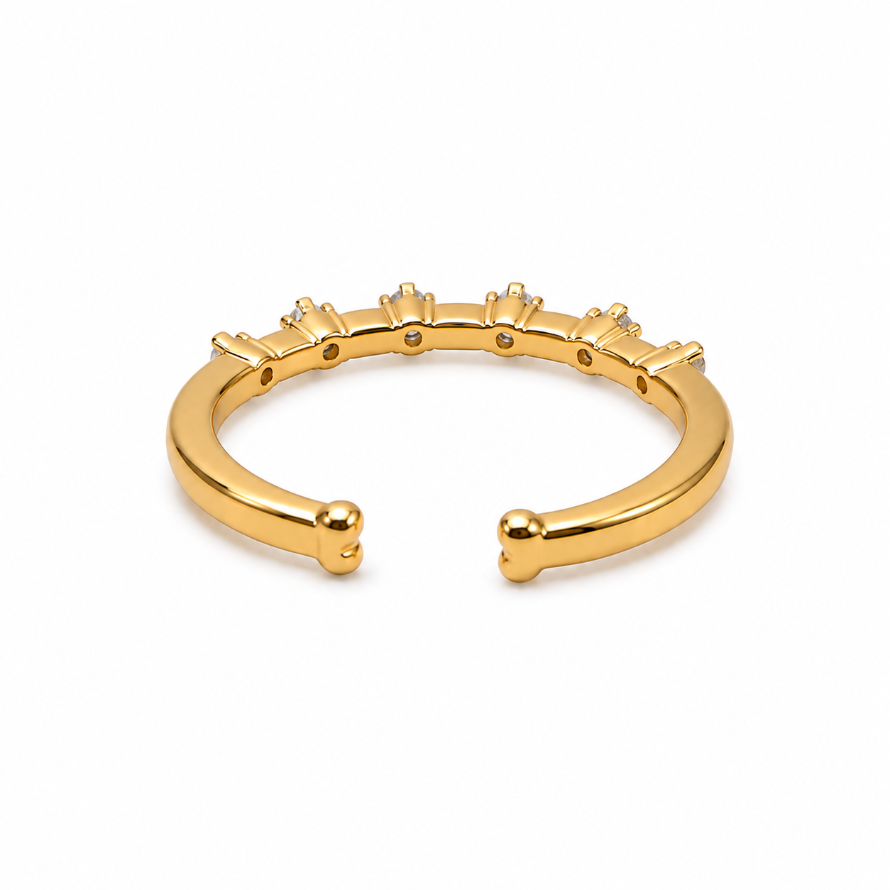 Dainty Spark Pinky Ring