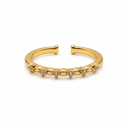 Dainty Spark Pinky Ring