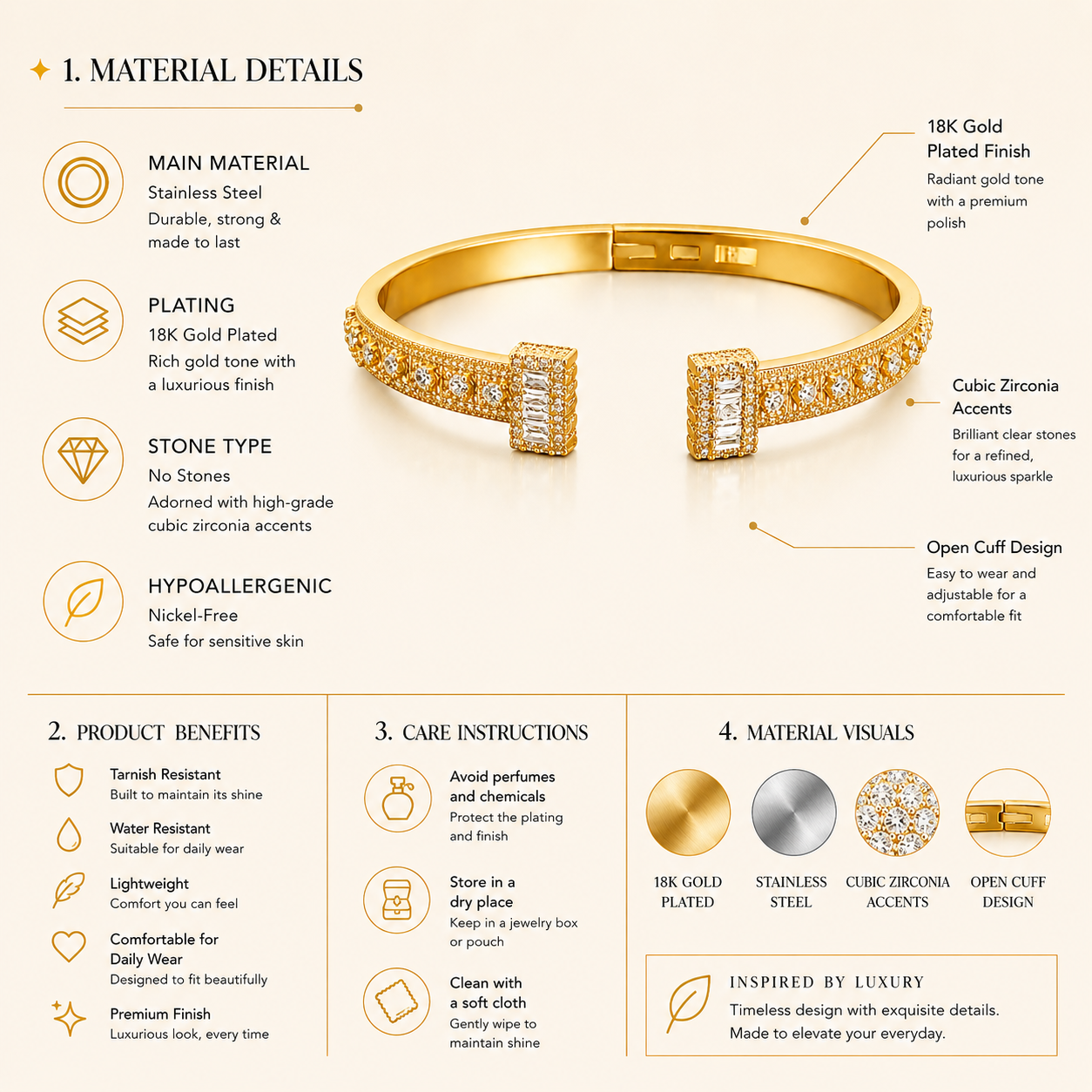 Radiant Edge Bracelet