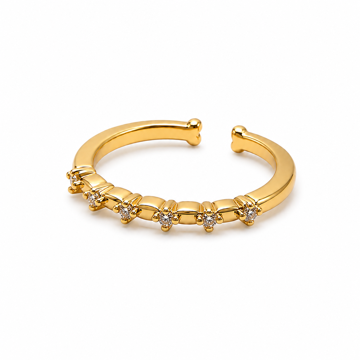 Dainty Spark Pinky Ring