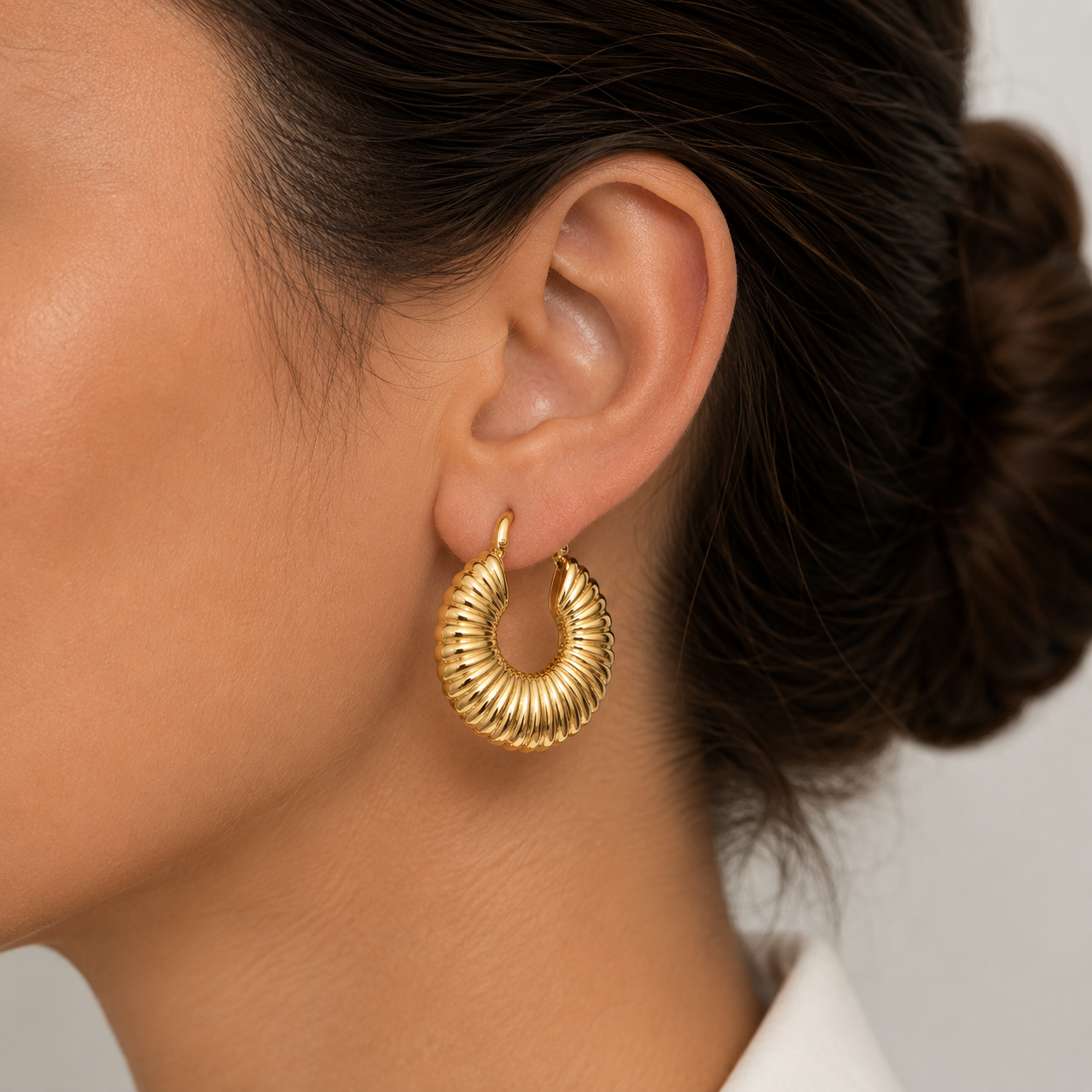 Golden Ripple Earrings