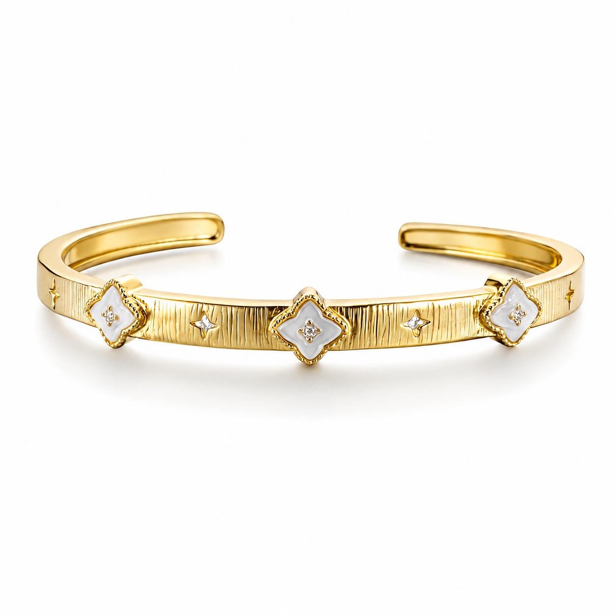 Celestial Clover Bangle